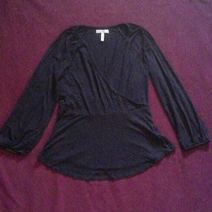 Old Navy Small Black Long Sleeve Blouse